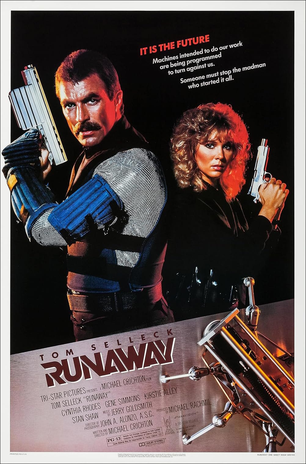 Runaway (1984) – Michael Crichton’s Futurist...