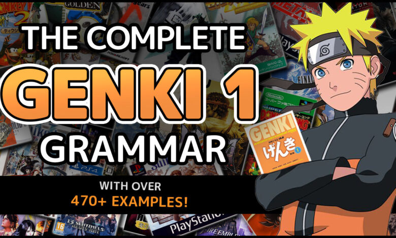 Complete GENKI 1 Grammar Video(Game) Textbook